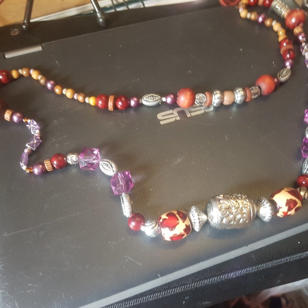 Unique beaded necklace